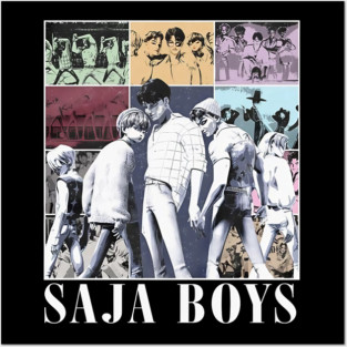 Saja Boys Music Band Kpop Vintage Posters and Art