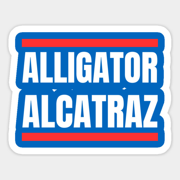 Alligator-alcatraz Magnet by Creatifly Graphic Tees