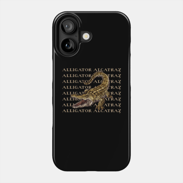 Alligator-alcatraz Phone Case by Creatifly Graphic Tees