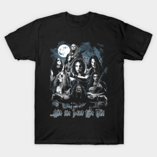 ...And the Dead Live On! – Metal Legends Memorial Design T-Shirt