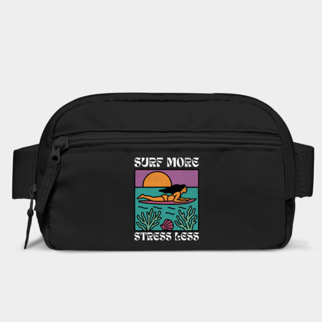 Surf More Stress Less - Dark by Designed By Marty