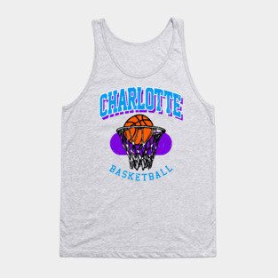Vintage Charlotte Basketball Tank Top