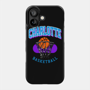 Vintage Charlotte Basketball Phone Case