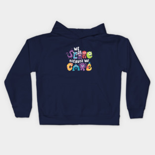 We Scare Because We Care Kids Hoodie