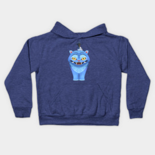 Funny Tiger And The Bird Kids Hoodie