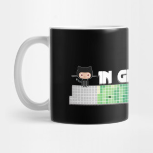 Git Commit Heatmap tee – In Git we trust Mug