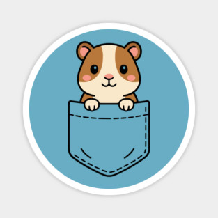 Cute Guinea Pig Pocket Pal Funny Pet Guinea Pig Rodent Lover Magnet