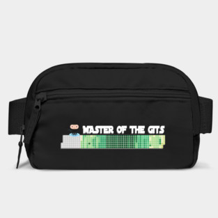 Master of the Gits T-Shirt – Git Commit Graph for Code Warriors Bag