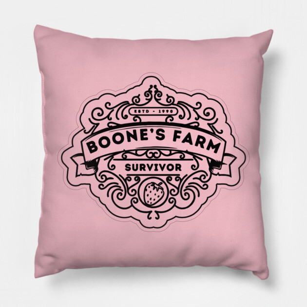 Boone's Farm Survivor Pillow by Litehouse Tees