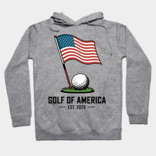 Golf of America American Flag Golf Ball Hoodie