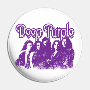 deep purple band merch portrait personil design Pin