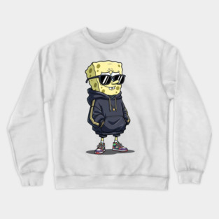 Rich spongebob squarepants Crewneck Sweatshirt