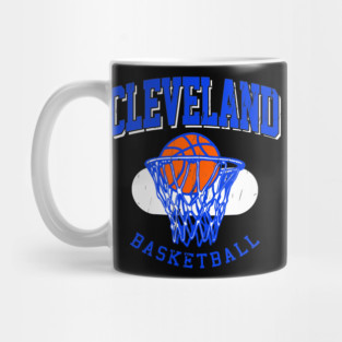 Vintage Cleveland Basketball Mug