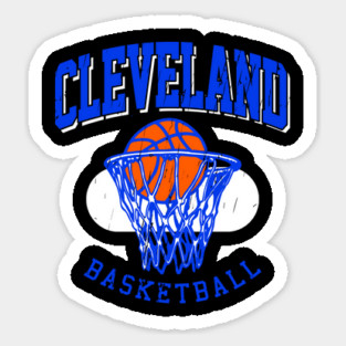 Vintage Cleveland Basketball Sticker