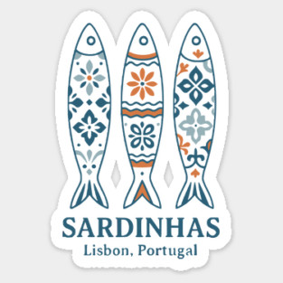 Sardinhas – Lisbon, Portugal Sticker