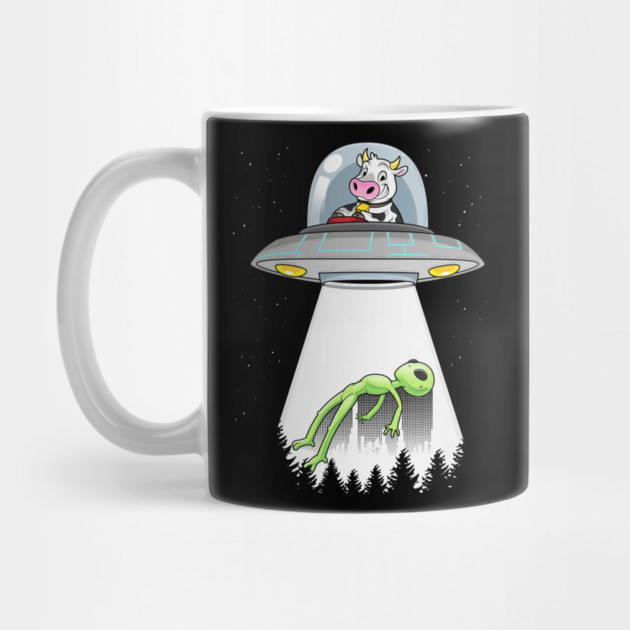 Cow Alien Abduction by GoshWow®