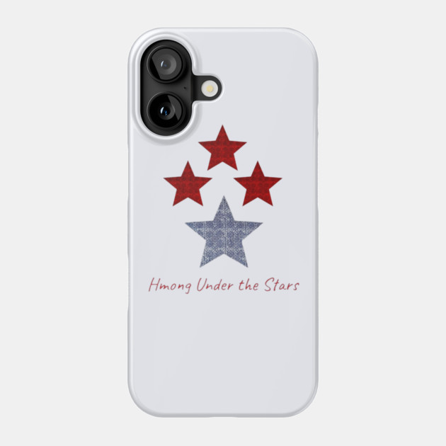 Hmong Under the Stars – Traditional Tribal Pattern Star Art Phone Case by Pimcolle