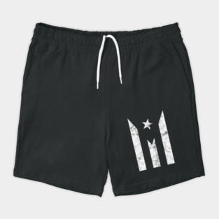 Puerto Rico Black Flag Shorts