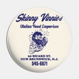 Skinny Vinnie's Italian Food Emporium Defunct Restaurant New Jersey Pin