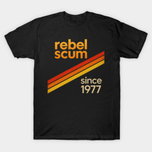 Vintage Scum Old School Scum Since 1977 Classic Retro T-Shirt
