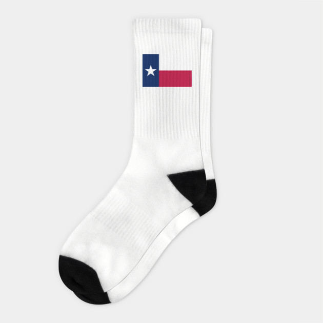 Texas Flag Socks by AWbydesign