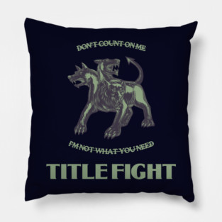 'LIAR'S LOVE' TITLE FIGHT BAND CERBERUS Pillow