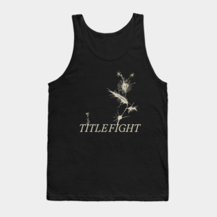 'TITLE FIGHT' DARK FLOWER Tank Top