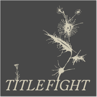 'TITLE FIGHT' DARK FLOWER Posters and Art