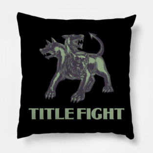 TITLE FIGHT BAND THREE HEADED DOG/CERBERUS Pillow