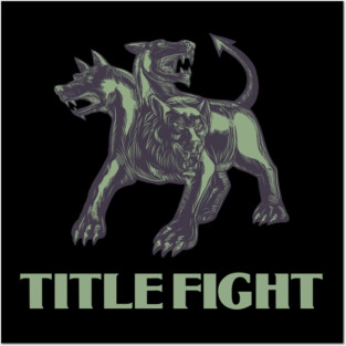 TITLE FIGHT BAND THREE HEADED DOG/CERBERUS Posters and Art