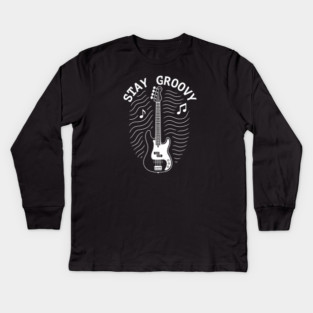 Groove Essentials. Dark Design Kids Long Sleeve T-Shirt