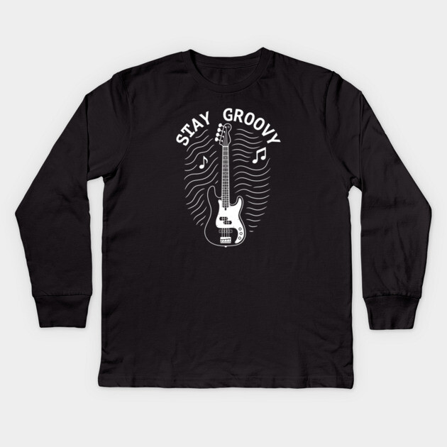 Groove Essentials. Dark Design Kids Long Sleeve T-Shirt by filiposwear