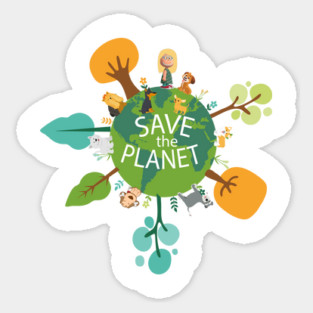 Save the Planet Sticker