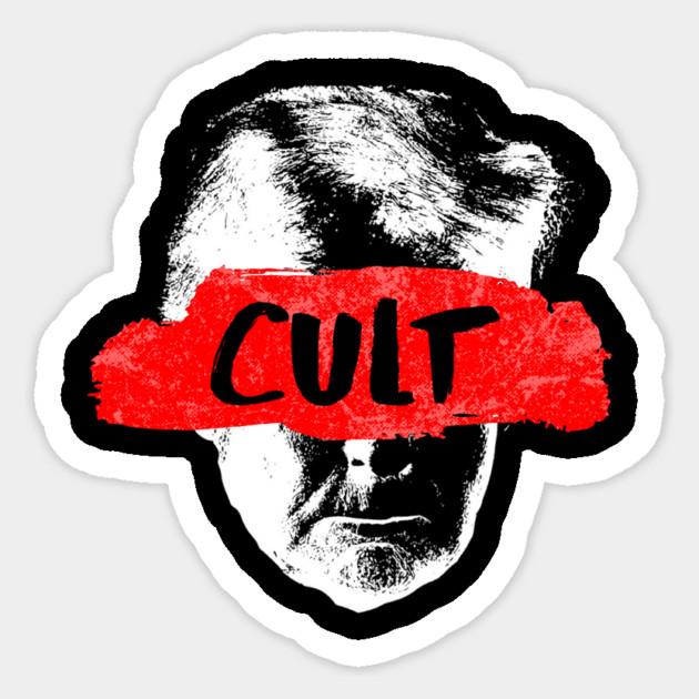 Cult of Personality Sticker by casualteesinc