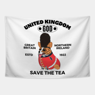 United Kingdom: God save the tea Tapestry