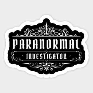 Vintage Paranormal Investigator Sticker