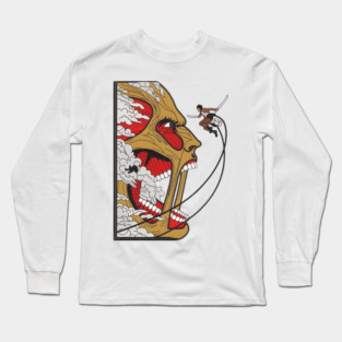 Eat Your Protein Attack on Titan Long Sleeve T-Shirt