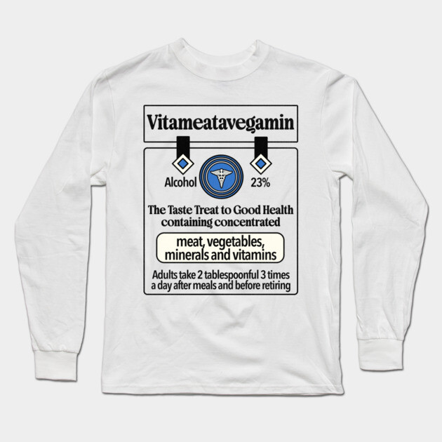 Vitameatavegamin - I Love Lucy TV Show Long Sleeve T-Shirt by darklordpug