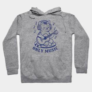 Chill Cat Riffs Hoodie