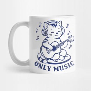 Chill Cat Riffs Mug