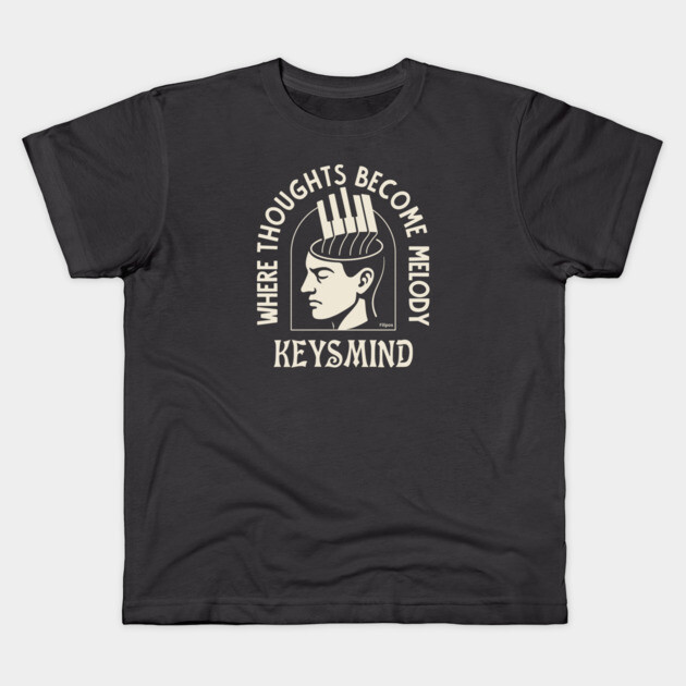 Melody Architect. Keysmind Kids T-Shirt by filiposwear