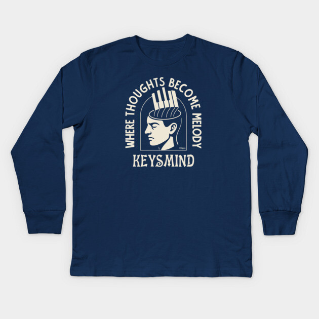 Melody Architect. Keysmind Kids Long Sleeve T-Shirt by filiposwear