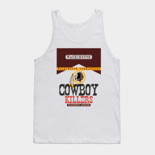 vINTAGE washington redskins  sMOKE 90S Tank Top