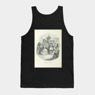 "Fezziwig's Ball" Vintage Illustration of "A Christmas Carol" by Charles Dickens" (1886) Tank Top