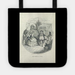 "Fezziwig's Ball" Vintage Illustration of "A Christmas Carol" by Charles Dickens" (1886) Tote
