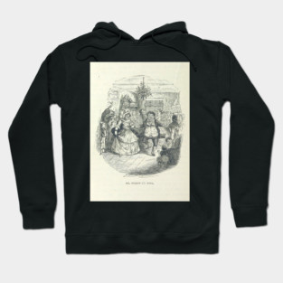 "Fezziwig's Ball" Vintage Illustration of "A Christmas Carol" by Charles Dickens" (1886) Hoodie