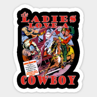 The Ladies Love a Cowboy Magnet