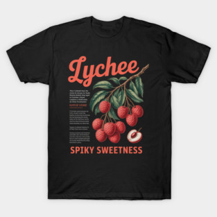 Lychee Botanical Fruit Exotic Summer Tropical Fruit T-Shirt