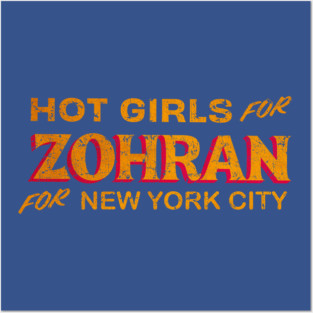 zohran for new york city retro Posters and Art
