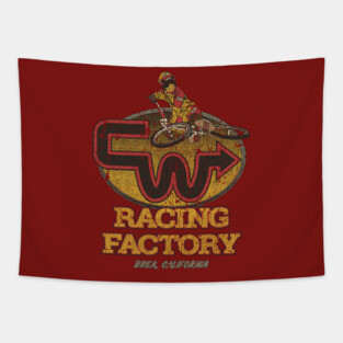 CW Racing Factory Tapestry